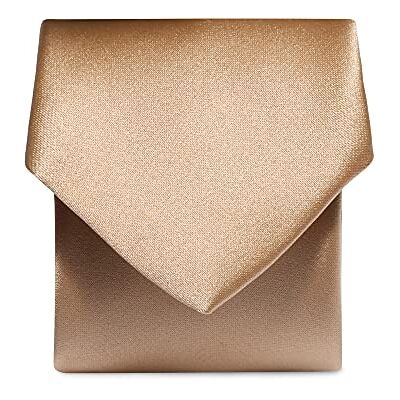 Rael Brook Rael-Brook Herren-Krawatte aus Satin, beige, Slim Rael Brook Rael-Brook Herren-Krawatte aus Satin, beige, Slim