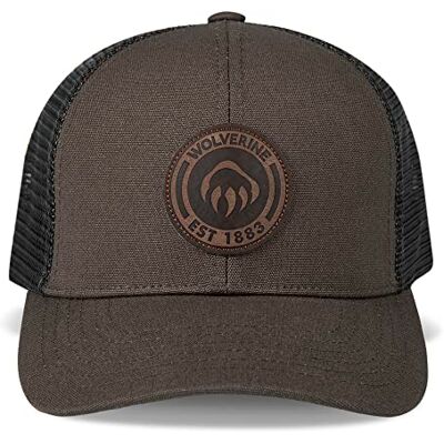 Wolverine Unisex-Erwachsene Trucker-mütze mit Schnappverschluss für Damen und Herren, Einheitsgröße Cap, 1883-Black Olive Wolverine Unisex-Erwachsene Trucker-mütze mit Schnappverschluss für Damen und Herren, Einheitsgröße Cap, 1883-Black Olive