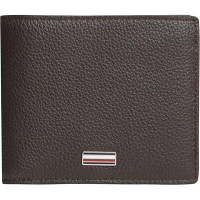Tommy Hilfiger Men Th Central Cc and Coin AM0AM14496 Bifold Wallet, Braun, Einheitsgröße Tommy Hilfiger Men Th Central Cc and Coin AM0AM14496 Bifold Wallet, Braun, Einheitsgröße