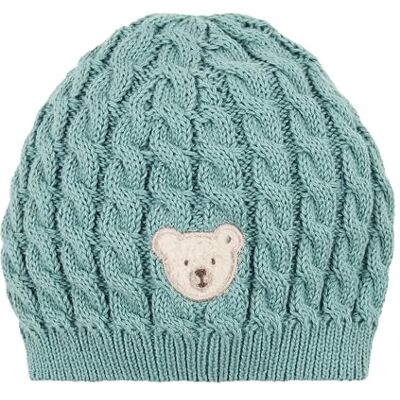 Steiff Beanie Mütze EU Größe 39 Mineral Blue, weich und warm, stylische Mütze für Jungen & Mädchen, angenehmer Perfekter Sitz Steiff Beanie Mütze EU Größe 39 Mineral Blue, weich und warm, stylische Mütze für Jungen & Mädchen, angenehmer Perfekter Sitz