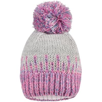 Sterntaler Bommelmütze mit Buntem Farbverlauf und Baumwollfleece-Futter – Mädchen – warme Mütze für Baby und Kinder, Silber meliert, Größe 51 Sterntaler Bommelmütze mit Buntem Farbverlauf und Baumwollfleece-Futter – Mädchen – warme Mütze für Baby und Kinder, Silber meliert, Größe 51