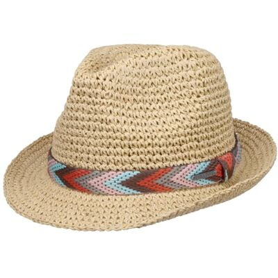 CHILLOUTS Medellin Crushable Strohhut Sommerhut Sonnenhut Strandhut Trilby Strohtrilby Damen Frühling-Sommer Sommer CHILLOUTS Medellin Crushable Strohhut Sommerhut Sonnenhut Strandhut Trilby Strohtrilby Damen Frühling-Sommer Sommer