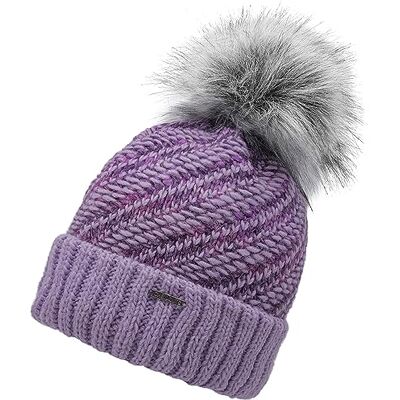 CHILLOUTS Aurelie Bommelmütze Strickmütze Wintermütze Beanie Umschlagmütze Damen Made in the EU mit Umschlag, Futter Winter Herbst-Winter CHILLOUTS Aurelie Bommelmütze Strickmütze Wintermütze Beanie Umschlagmütze Damen Made in the EU mit Umschlag, Futter Winter Herbst-Winter