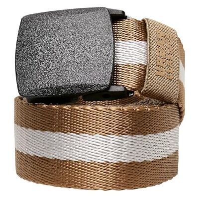 Urban Classics Centre Stripe Belt beige L/XL Urban Classics Centre Stripe Belt beige L/XL