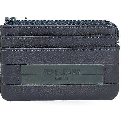 Pepe Jeans Checkbox Geldbörse Blau 11 x 7 x 1,5 cm Leder, blau, Talla única, geldbörse Pepe Jeans Checkbox Geldbörse Blau 11 x 7 x 1,5 cm Leder, blau, Talla única, geldbörse