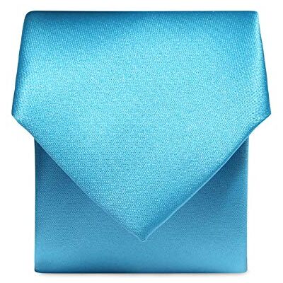 Rael Brook Rael-Brook Herren Satin Krawatte, türkis, Slim Rael Brook Rael-Brook Herren Satin Krawatte, türkis, Slim