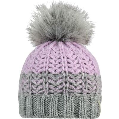 Sterntaler Strickmütze mit Farbverlauf, Kunstpelz-Pompon und Baumwollfleece-Futter – warme Mütze für Mädchen – Wintermütze für Baby und Kinder, Silber meliert, Größe 53 Sterntaler Strickmütze mit Farbverlauf, Kunstpelz-Pompon und Baumwollfleece-Futter – warme Mütze für Mädchen – Wintermütze für Baby und Kinder, Silber meliert, Größe 53