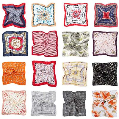 HBselect Bandana Damen Herren 16 Stück Nickitücher Kopftuch Halstuch Männer Kopftücher Halstuch Männer Paisley Muster, Mischfarben Taschentücher Haar Schal Quadratische Tücher Bandanas 55x55cm HBselect Bandana Damen Herren 16 Stück Nickitücher Kopftuch Halstuch Männer Kopftücher Halstuch Männer Paisley Muster, Mischfarben Taschentücher Haar Schal Quadratische Tücher Bandanas 55x55cm