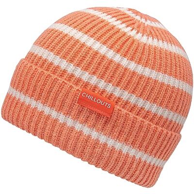 CHILLOUTS Twotone Stripes Umschlagmütze Strickmütze Wintermütze Damen/Herren mit Umschlag Herbst-Winter Winter CHILLOUTS Twotone Stripes Umschlagmütze Strickmütze Wintermütze Damen/Herren mit Umschlag Herbst-Winter Winter