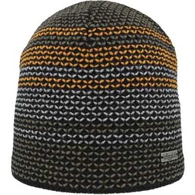 Eisglut Unisex Arrono XL Strickmütze, Schwarz.kurkuma, XL EU Eisglut Unisex Arrono XL Strickmütze, Schwarz.kurkuma, XL EU