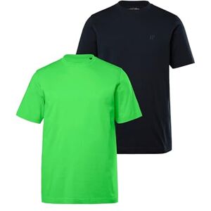 JP 1880 Herren große Größen Übergrößen Menswear L-8XL T-Shirts, Basic, 2er-Pack, Rundhals apfelgrün XL 702637431-XL JP 1880 Herren große Größen Übergrößen Menswear L-8XL T-Shirts, Basic, 2er-Pack, Rundhals apfelgrün XL 702637431-XL