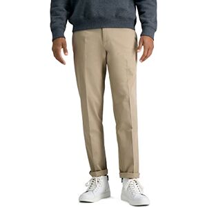 Haggar Herren Premium Bügelfreie Freizeithose mit Flacher Vorderseite, Khaki Unterhose, 38W / 30L Haggar Herren Premium Bügelfreie Freizeithose mit Flacher Vorderseite, Khaki Unterhose, 38W / 30L