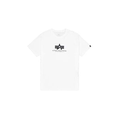 Alpha Herren Basic Rubber T-Shirt, White/Black, L Alpha Herren Basic Rubber T-Shirt, White/Black, L