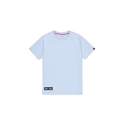 Alpha Herren Label Backprint T-Shirt, Artic Blue, 3XL Alpha Herren Label Backprint T-Shirt, Artic Blue, 3XL