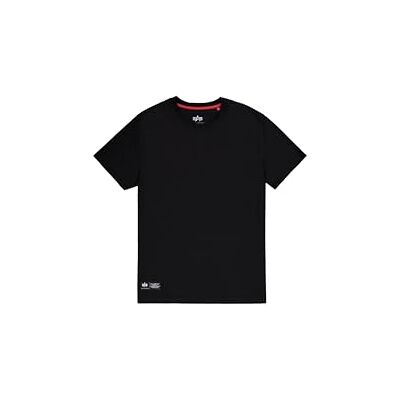 Alpha Herren Label Back Print T-Shirt, Black, XXL Alpha Herren Label Back Print T-Shirt, Black, XXL