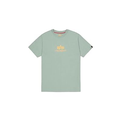 Alpha Herren Basic Mid Logo T-Shirt, Frost Green, S Alpha Herren Basic Mid Logo T-Shirt, Frost Green, S