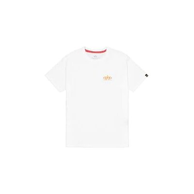 Alpha Herren Puff Print Logo BP T-Shirt, White, L Alpha Herren Puff Print Logo BP T-Shirt, White, L