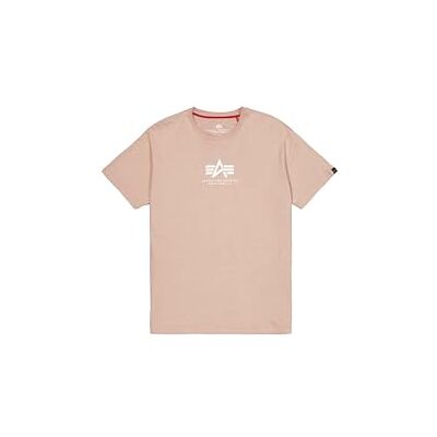 Alpha Herren Basic Mid Logo T-Shirt, Dusty Coral, XL Alpha Herren Basic Mid Logo T-Shirt, Dusty Coral, XL