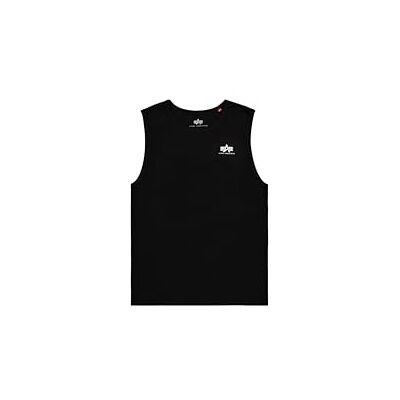Alpha Herren Backprint Tank Top, Black, XL Alpha Herren Backprint Tank Top, Black, XL