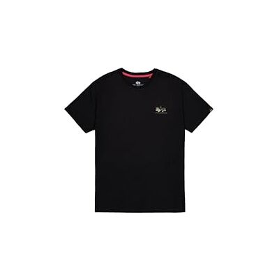 Alpha Herren Camo Print T-Shirt, Black, XL Alpha Herren Camo Print T-Shirt, Black, XL