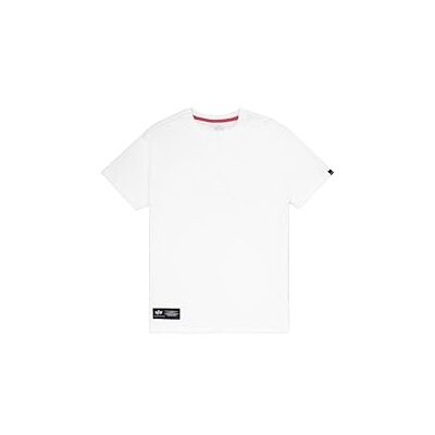 Alpha Herren Label Back Print T-Shirt, White, XL Alpha Herren Label Back Print T-Shirt, White, XL