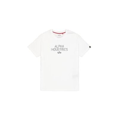 Alpha Herren Target Backprint T-Shirt, White, L Alpha Herren Target Backprint T-Shirt, White, L
