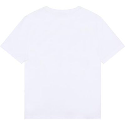Boss Kurzarm T-Shirt Weiss 100% Baumwolle 6JAHRE Boss Kurzarm T-Shirt Weiss 100% Baumwolle 6JAHRE