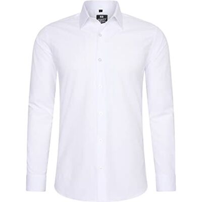 Rusty Neal Herren-Hemd Premium Slim Fit Langarm Stretch Grau Kentkragen Business-Hemd Freizeithemd M Rusty Neal Herren-Hemd Premium Slim Fit Langarm Stretch Grau Kentkragen Business-Hemd Freizeithemd M