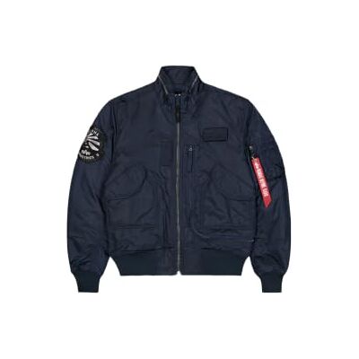 Alpha Herren Engine Bomberjacke, Repl. Blue/Repl. Blue, M Alpha Herren Engine Bomberjacke, Repl. Blue/Repl. Blue, M