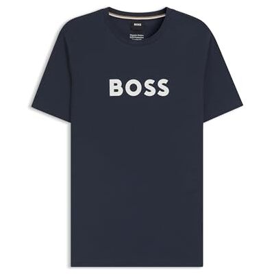 Boss Herren T-Shirt Rn Beach_T_Shirt, Navy413, XL EU Boss Herren T-Shirt Rn Beach_T_Shirt, Navy413, XL EU