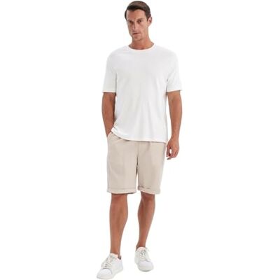DeFacto Herren Bermuda Shorts Chino Kurze Hosen Stretch Hose Jorts Hose BEIGE 36 DeFacto Herren Bermuda Shorts Chino Kurze Hosen Stretch Hose Jorts Hose BEIGE 36