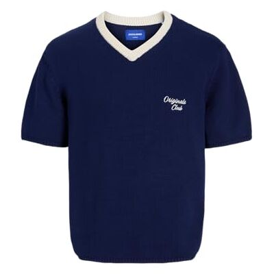 JACK & JONES Jorcambridge Knit Ss V-Neck JACK & JONES Jorcambridge Knit Ss V-Neck