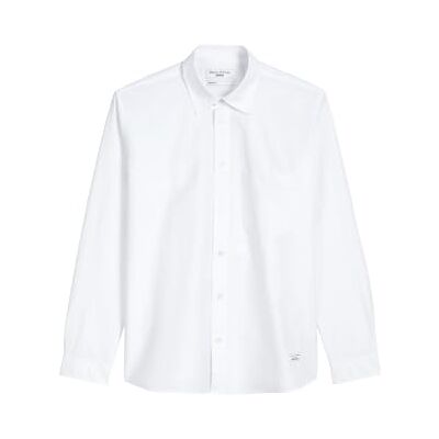 Marc O' Polo Denim Herren Hemd mit Brusttasche Regular Fit, Weiß (White), L Marc O' Polo Denim Herren Hemd mit Brusttasche Regular Fit, Weiß (White), L