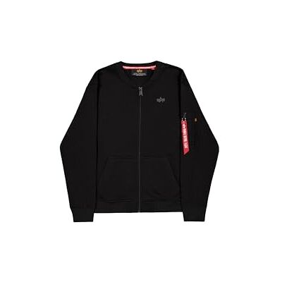 Alpha Herren Basic SL Bomberjacke, Black, M Alpha Herren Basic SL Bomberjacke, Black, M