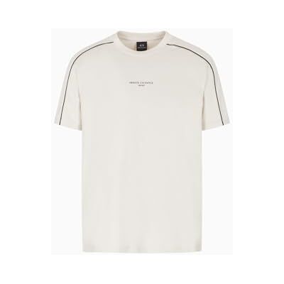 Armani Exchange Men's Short Sleeve Round Collar Front Logo T-Shirt Grey M Armani Exchange Men's Short Sleeve Round Collar Front Logo T-Shirt Grey M