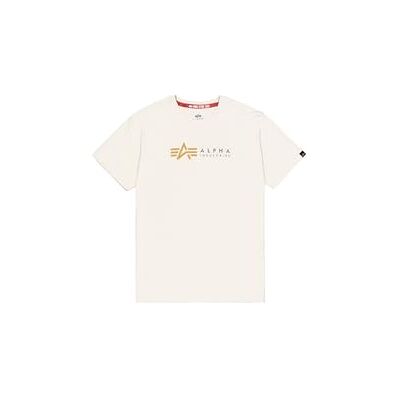 Herren Alpha Label T-Shirt, Vintage White, L Herren Alpha Label T-Shirt, Vintage White, L