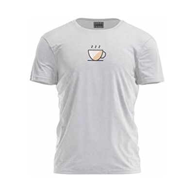 Bona Basics , Digital Bedrucktes, Herren Basic T-Shirt,%70 Baumwolle%30 Polyester, Grau, Lässig, Herren Oberteile, Größe: XL Bona Basics , Digital Bedrucktes, Herren Basic T-Shirt,%70 Baumwolle%30 Polyester, Grau, Lässig, Herren Oberteile, Größe: XL