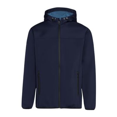 Trigema Herren Softshell-Kapuzenjacke mit Reißverschluss Navy 3XL Trigema Herren Softshell-Kapuzenjacke mit Reißverschluss Navy 3XL