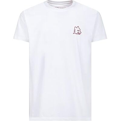 AS Roma GIL S.R.L. Roma LUPA 3D T-Shirt, Weiß, Mann L, weiß, L AS Roma GIL S.R.L. Roma LUPA 3D T-Shirt, Weiß, Mann L, weiß, L
