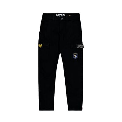 Alpha Herren Petrol Patch Hose, Black, 34 Alpha Herren Petrol Patch Hose, Black, 34