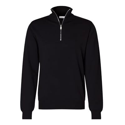 Seidensticker Herren Merino Mit Reissverschluss Pullover, Blau, 3XL EU Seidensticker Herren Merino Mit Reissverschluss Pullover, Blau, 3XL EU