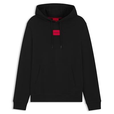 HUGO Herren Daratschi214 Kapuzenpullover, Black1, XL EU HUGO Herren Daratschi214 Kapuzenpullover, Black1, XL EU