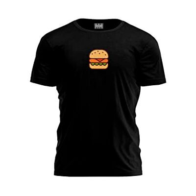 Bona Basics , Digital Bedrucktes, Herren Basic T-Shirt,%100 Baumwolle, Schwarz, Lässig, Herren Oberteile, Größe: XL Bona Basics , Digital Bedrucktes, Herren Basic T-Shirt,%100 Baumwolle, Schwarz, Lässig, Herren Oberteile, Größe: XL