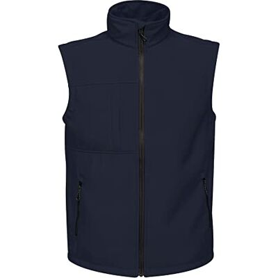Regatta TRA848 74460 Professionelle Octagon II 3-lagige wasserdichte Softshell-Bodywarmer, Marineblau (SlGrey), M Regatta TRA848 74460 Professionelle Octagon II 3-lagige wasserdichte Softshell-Bodywarmer, Marineblau (SlGrey), M
