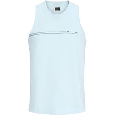 JACK & JONES Jcofusion Chest Brand Sleveless Tee Crew JACK & JONES Jcofusion Chest Brand Sleveless Tee Crew