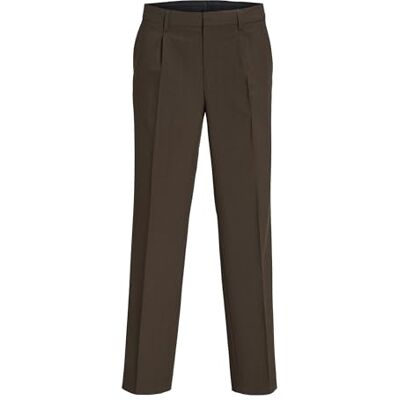 JACK & JONES JACK&JONES Herren Jprbushwick Harry Trouser Relaxed Anzughose, Slate Black/Checks:Relaxed FIT, 56 JACK & JONES JACK&JONES Herren Jprbushwick Harry Trouser Relaxed Anzughose, Slate Black/Checks:Relaxed FIT, 56
