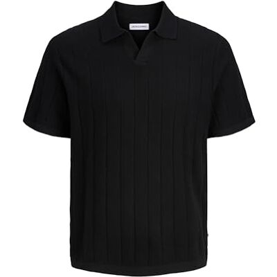 JACK & JONES Jjebradley Knit Split Neck Ss Sn JACK & JONES Jjebradley Knit Split Neck Ss Sn