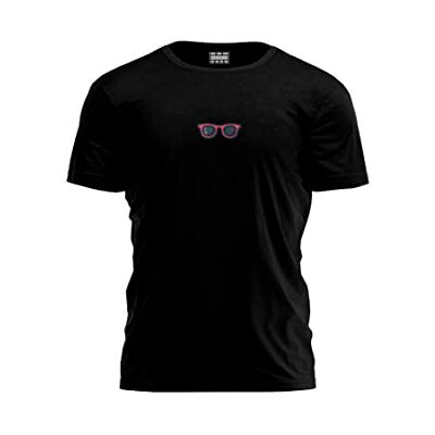 Bona Basics , Digital Bedrucktes, Herren Basic T-Shirt,%100 Baumwolle, Schwarz, Lässig, Herren Oberteile, Größe: S Bona Basics , Digital Bedrucktes, Herren Basic T-Shirt,%100 Baumwolle, Schwarz, Lässig, Herren Oberteile, Größe: S