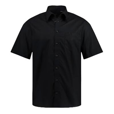 JP 1880 Herren große Größen Übergrößen Menswear L-8XL Hemd, Business, Halbarm, Variokragen, bis 8XL, Comfort Fit, Easycare schwarz XXL 705178130-XXL JP 1880 Herren große Größen Übergrößen Menswear L-8XL Hemd, Business, Halbarm, Variokragen, bis 8XL, Comfort Fit, Easycare schwarz XXL 705178130-XXL