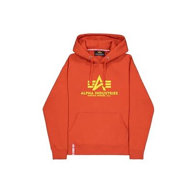Alpha Herren Basic BL Hoodie, Iron Red, M Alpha Herren Basic BL Hoodie, Iron Red, M